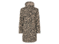Manteau long à imprimé léopard.