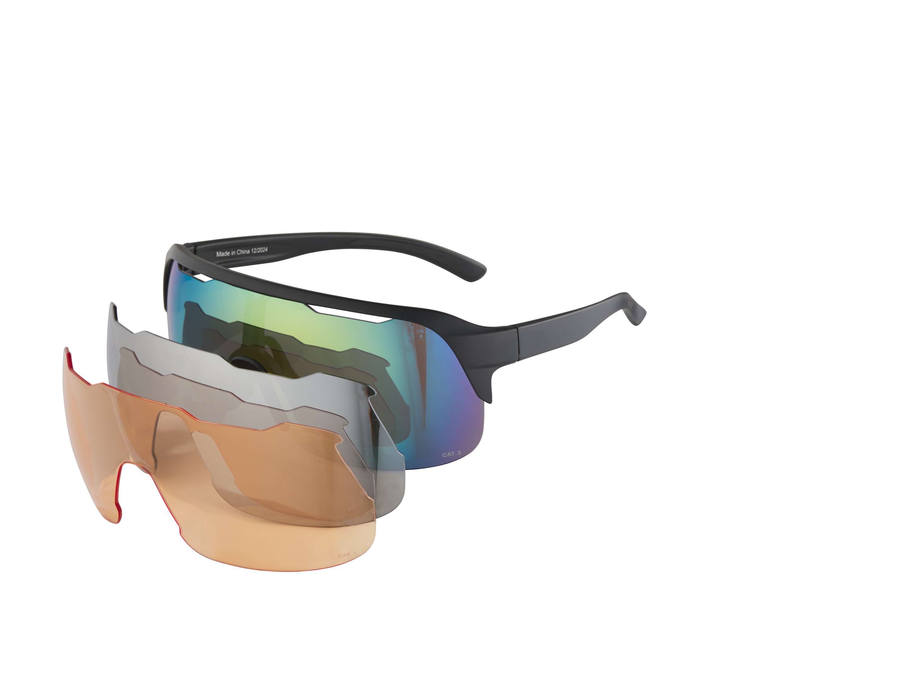 CRIVIT Lunettes de soleil de sport avec verres de rechange (sp-1583 noir)
