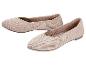 Paire de ballerines tricotées beige clair