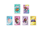 Cartes Uno Junior sur le thème de la Maison Magique de Gabby, avec personnages et actions de jeu.