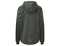 Veste softshell verte à capuche