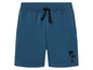 Shorts bleus avec des palmiers