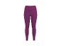 Legging de sport violet taille haute avec un logo discret.