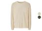 T-shirt manches longues beige avec poche, disponible en plusieurs couleurs.