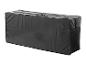 Un sac de rangement noir pour couettes