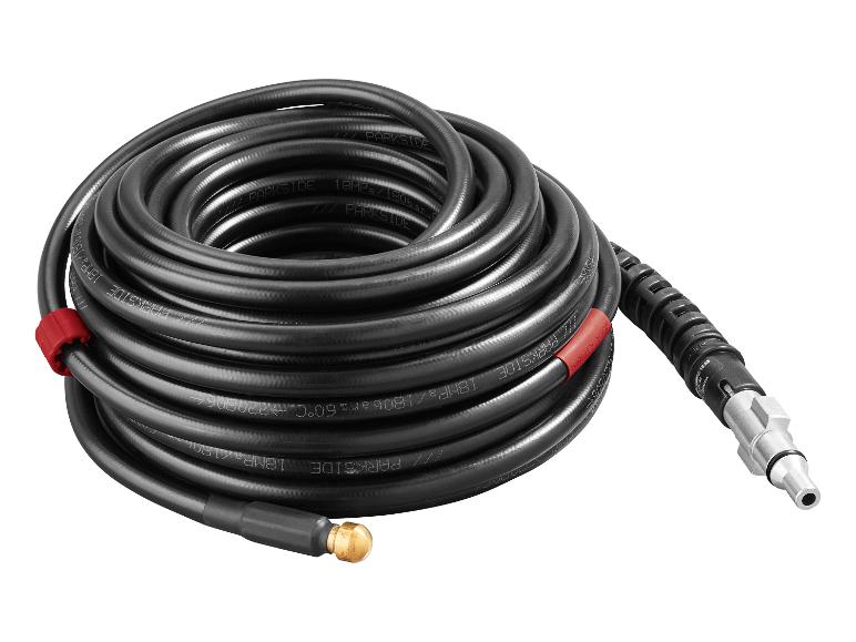 Tuyau haute pression PARKSIDE, 18MPa/180bar, noir, enroulé.