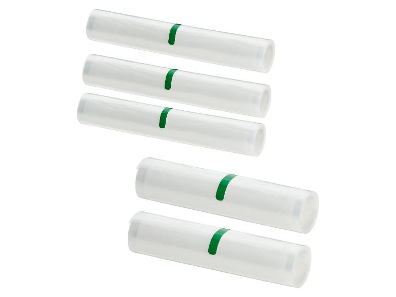 Rouleaux de sacs sous vide pour emballer les aliments.