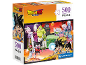 Puzzle de 500 pièces avec une illustration de style anime et des personnages colorés.
