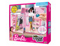 Boutique pop-up Barbie avec des autocollants mobiles.
