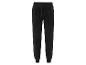 Pantalon de survêtement noir avec cordon.