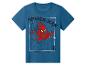 T-shirt enfant bleu avec imprimé Spider-Man et texte « PROTECTOR OF NEW YORK »