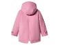 Veste enfant rose à capuche, vue de dos