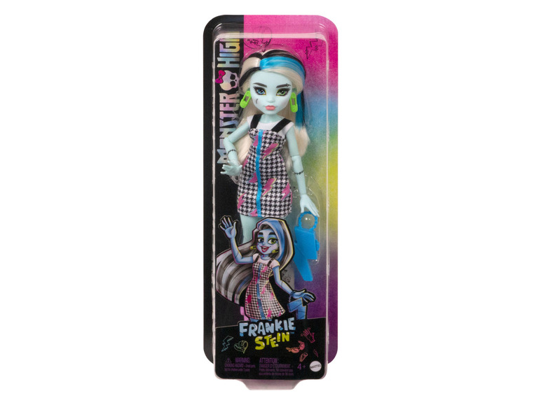 Poupée Frankie Stein de Monster High avec un sac bleu