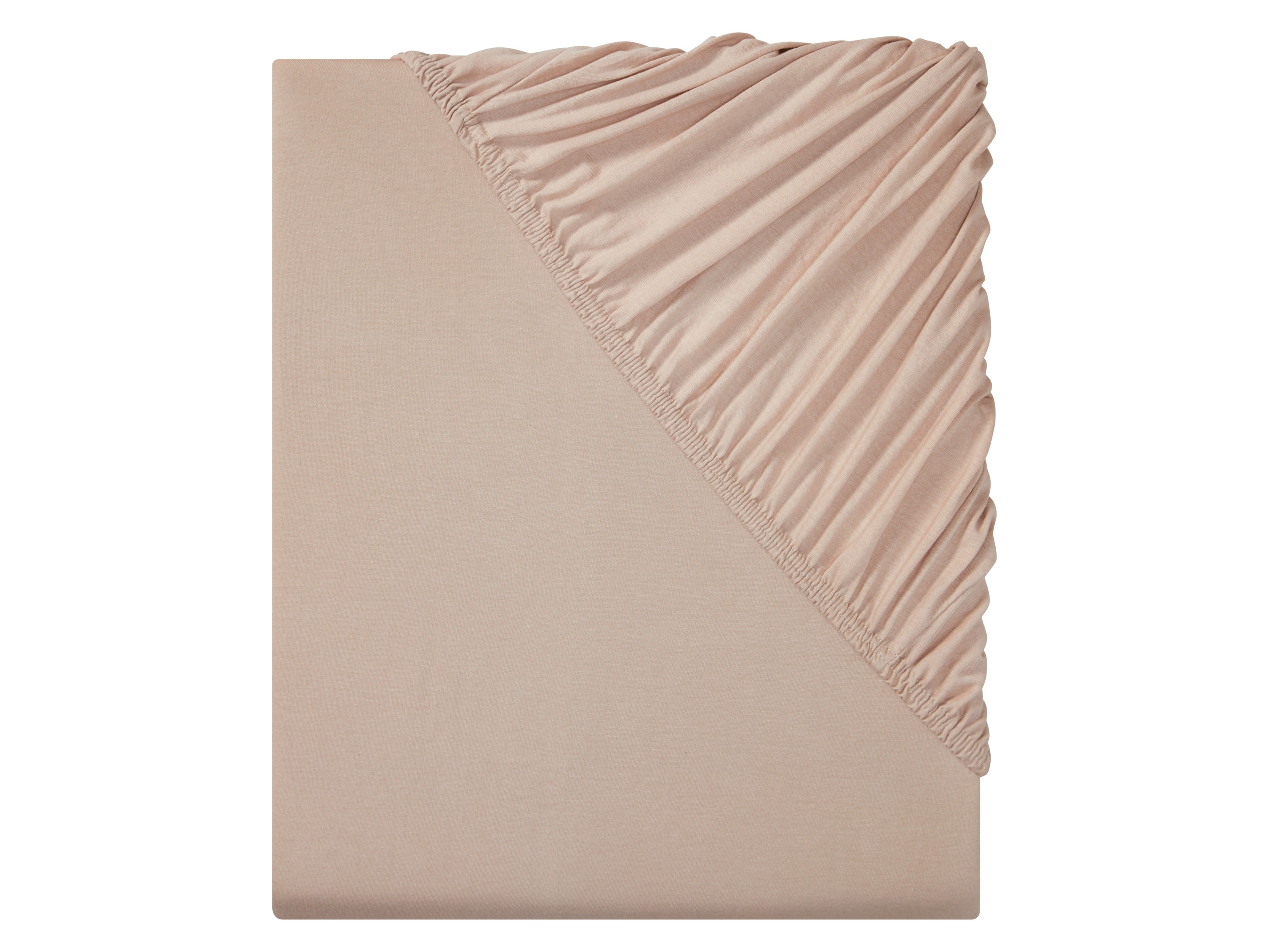LIVARNO home Drap-housse jersey, 180-200 x 200 cm (marron)