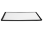 Table lumineuse LED avec cadre noir et règles de mesure