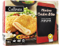 Boîte de cordon bleu de poulet congelé avec dinde et fromage Gouda, avec instructions de cuisson.