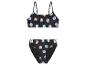 Maillot de bain deux pièces SmileyWorld : haut de bikini et bas échancré à motifs smileys colorés.
