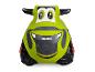 Tracteur Claas en plastique vert pour enfants.