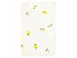 Drap-housse blanc à motif citrons