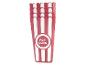 Une pile de boîtes de popcorn rouges et blanches.