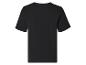 T-shirt noir à manches courtes.