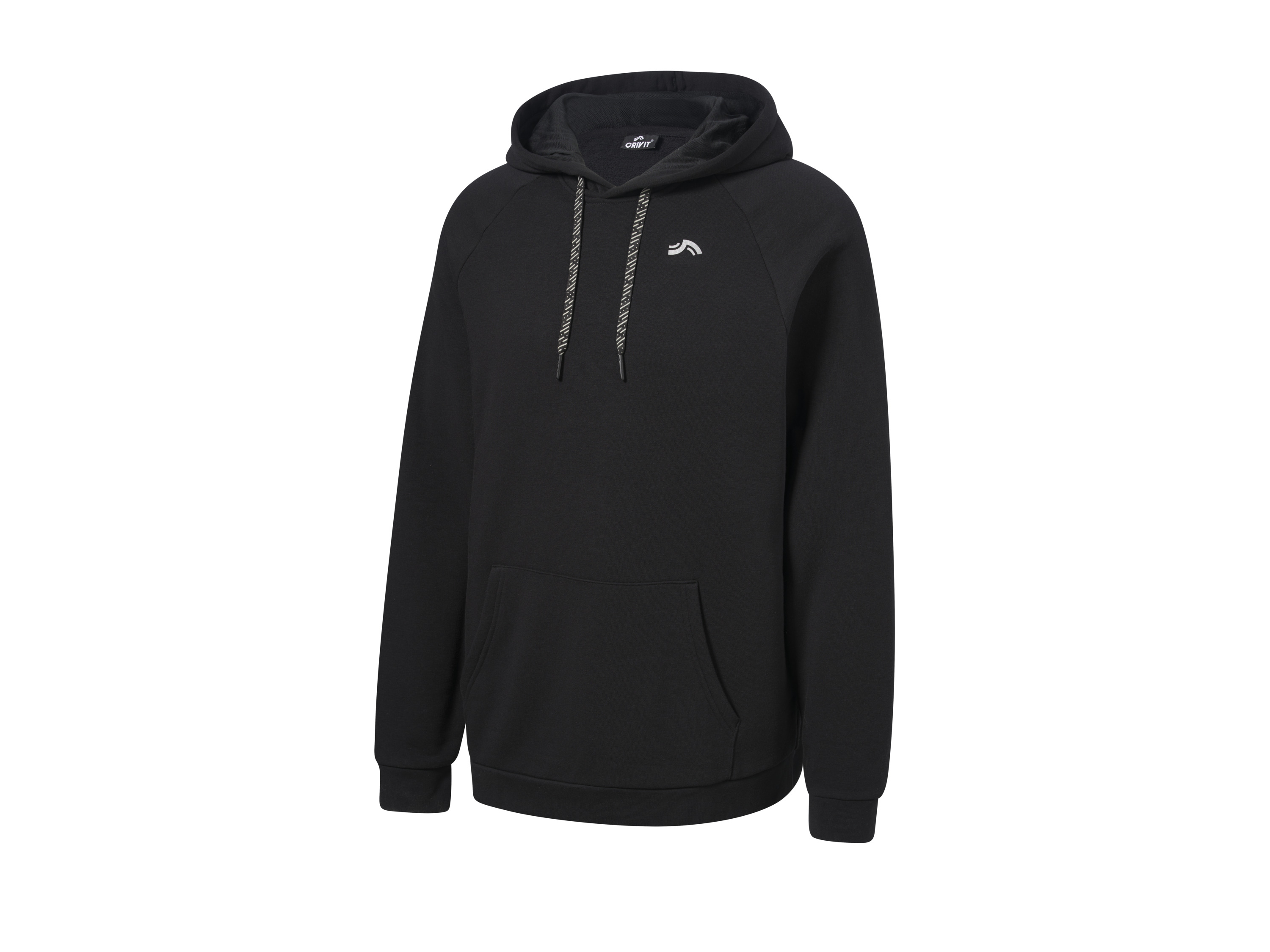 CRIVIT Sweat molletonné thermique homme (S, noir)