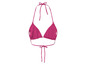 Un haut de bikini rose avec des nœuds.