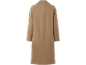 Manteau femme beige à manches raglan, vue de dos