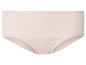 Une culotte rose avec une finition lisse.