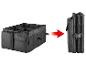 Rangement de coffre Ultimate Support pliable avec plusieurs compartiments.