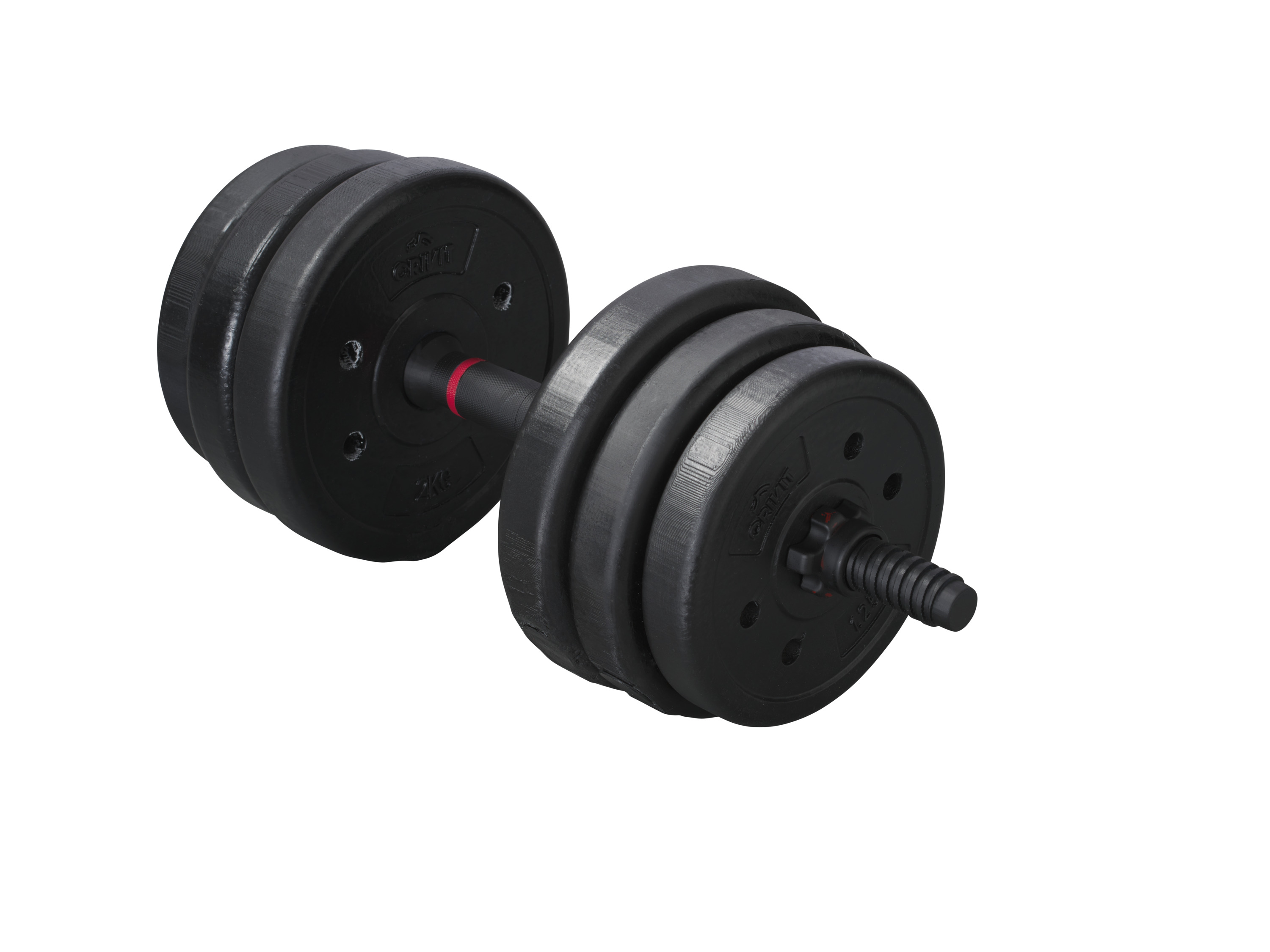 CRIVIT Set d’haltères courts, 9 pièces