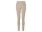 Leggings beiges taille haute.