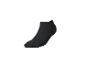 Une chaussette courte noire sur fond blanc.