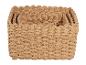 Ensemble de trois paniers tressés en fibres naturelles