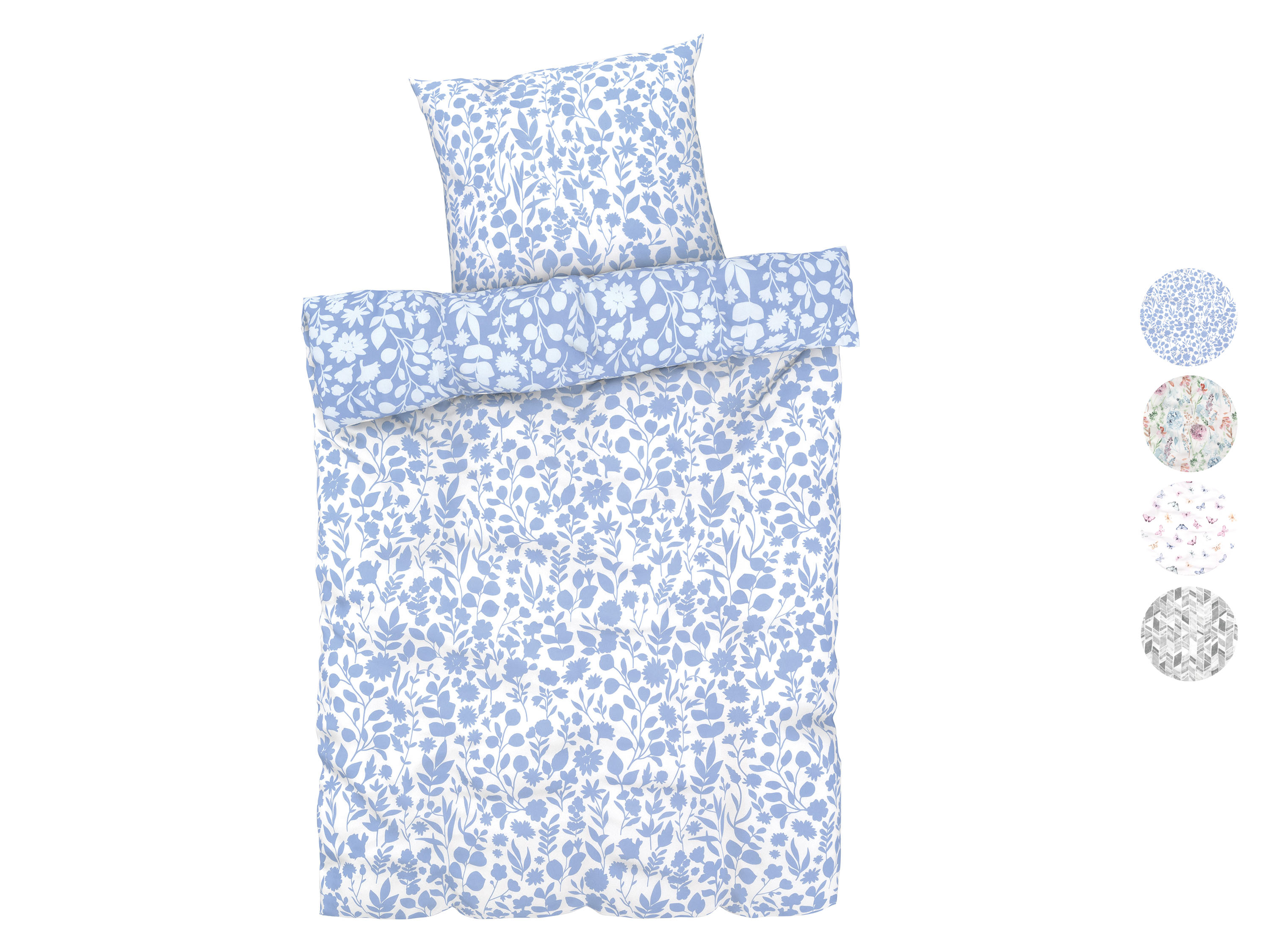 LIVARNO home Parure de lit en satin microfibre, 140 x 200 cm