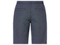 Short bleu foncé avec des poches arrière.