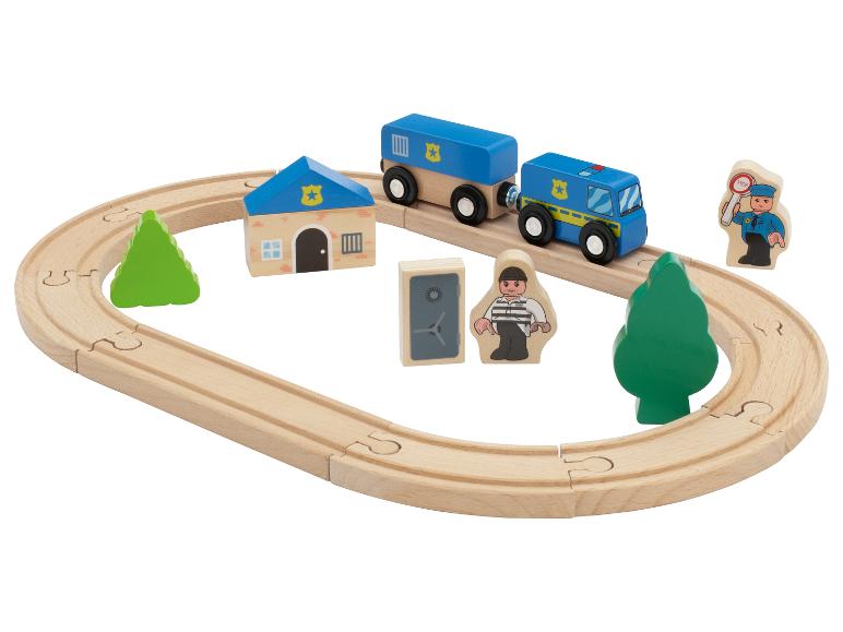 Set de chemin de fer en bois