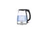 Bouilloire SilverCrest en verre, design moderne.