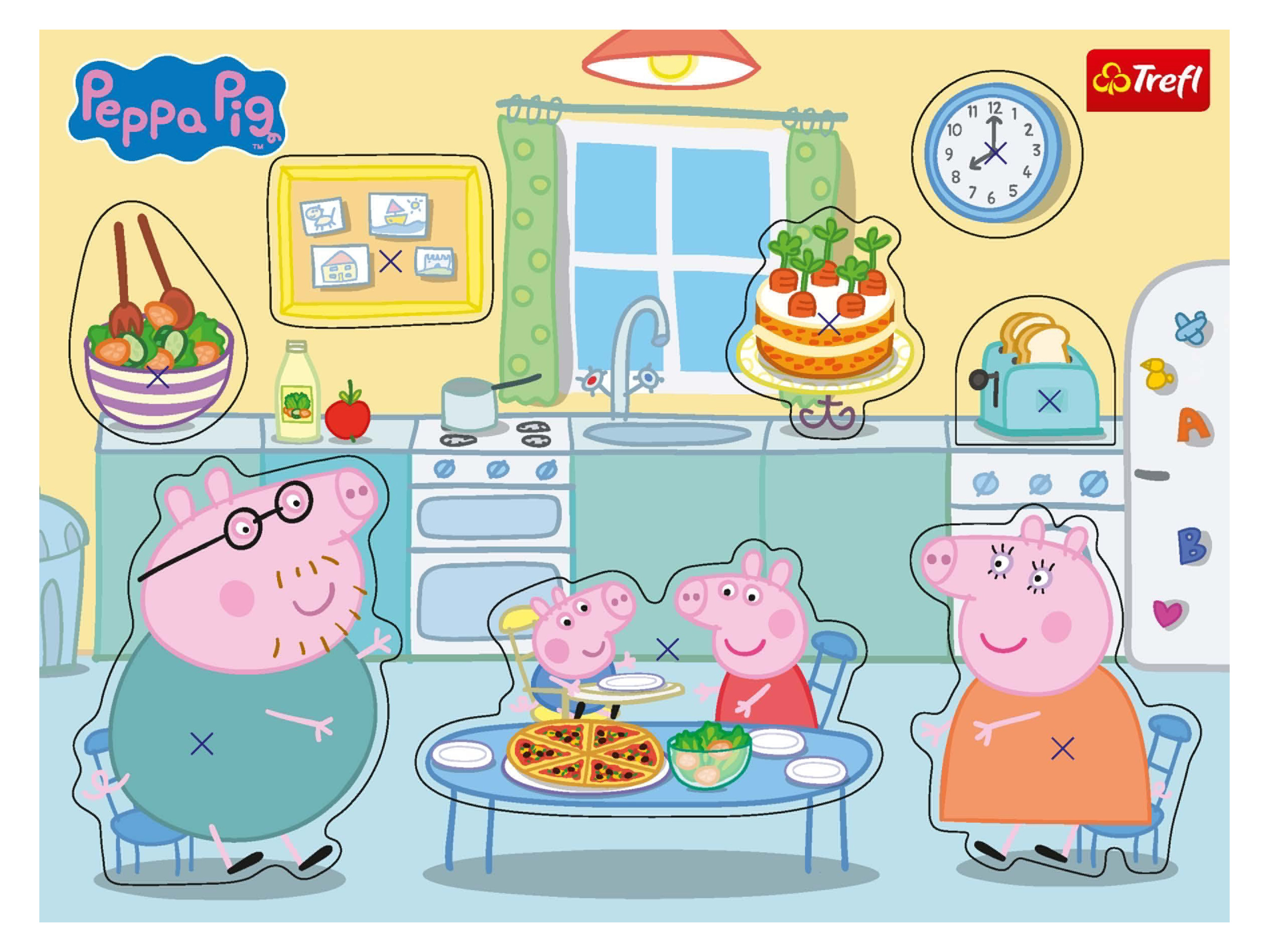 Trefl Puzzle en bois (Peppa Pig)