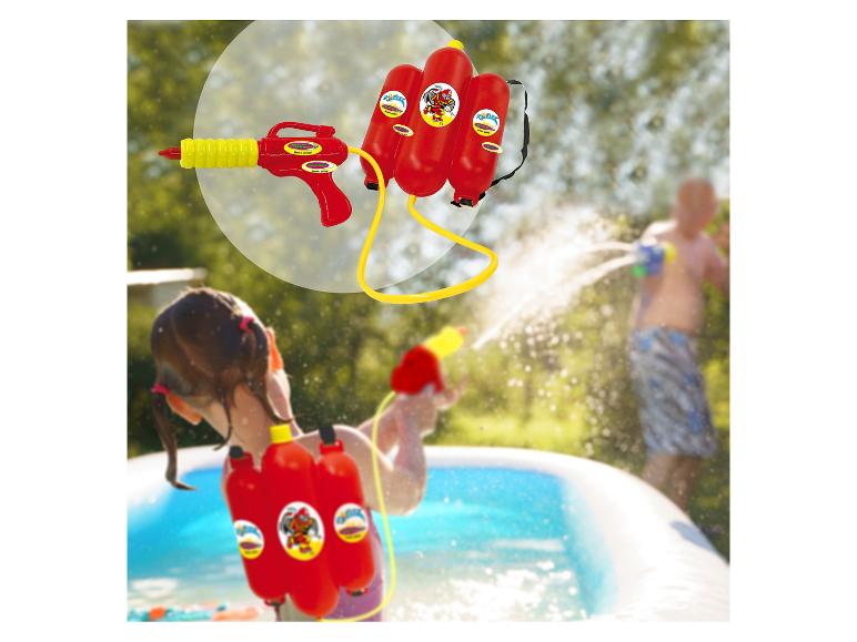 Pistolet à eau Just Play avec sac à dos pour enfants.