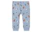 Pantalon pour bébé avec un motif d'hiver de pingouins, d'ours et de bonhommes de neige.
