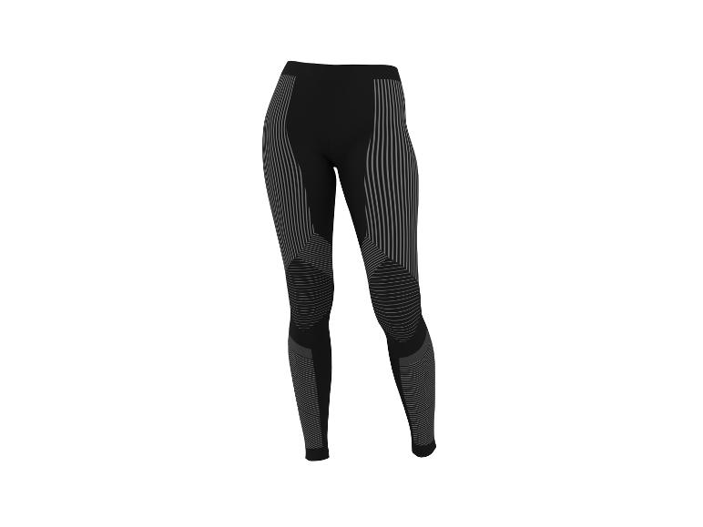 Legging d'entraînement noir à rayures grises