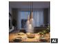 Suspension LED BRILONER au-dessus d'une table à manger moderne. [image générée par l'IA]