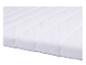 Détail d'un matelas ou protège-matelas blanc matelassé avec des coutures parallèles