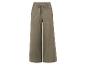 Pantalon large kaki à cordon.