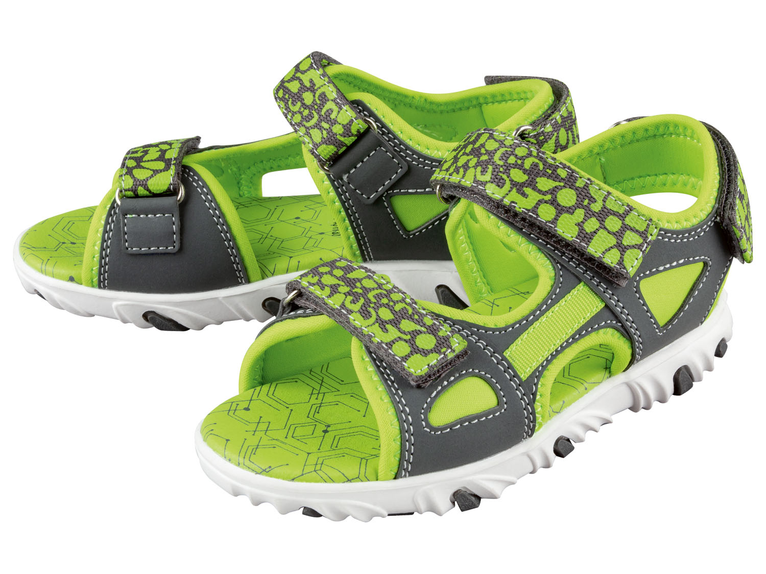 lupilu® Sandales bébé garçon avec doublure textile (vert, 25)