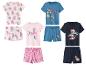 Ensembles de pyjamas pour enfants avec divers imprimés et motifs de chiens de dessins animés.