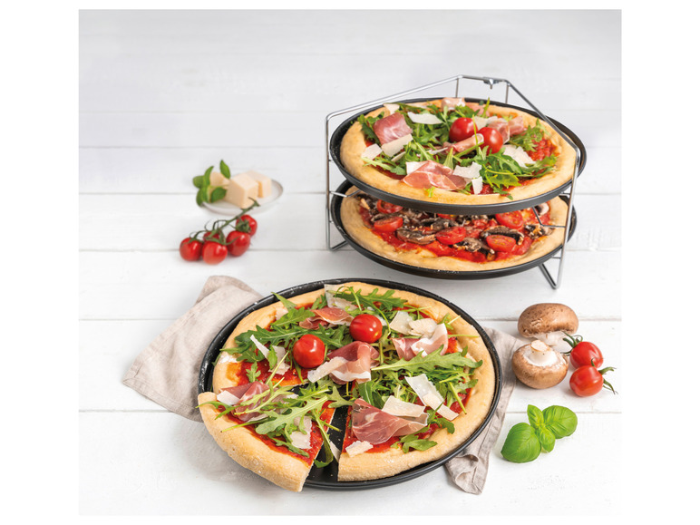 Aller en mode plein écran : zenker Set support pizza, Ø 29 cm, 4 pièces - Image 2