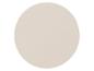 Plateau rond beige clair.