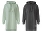 Deux hoodies, l'un en vert clair et l'autre en gris avec le texte 'Good things will happen'.